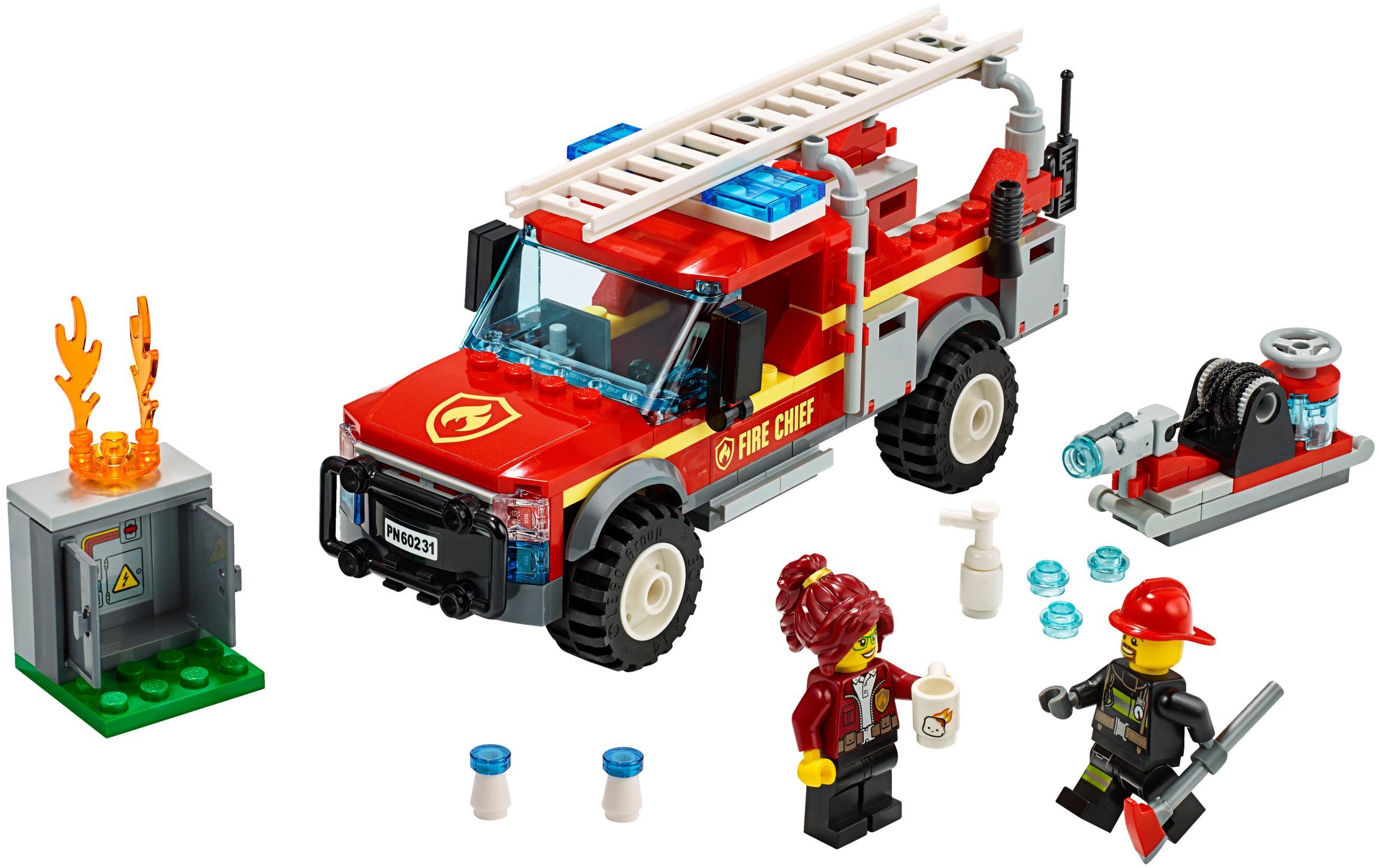 LEGO 6643-60231 Fire Chief's Truck 0b